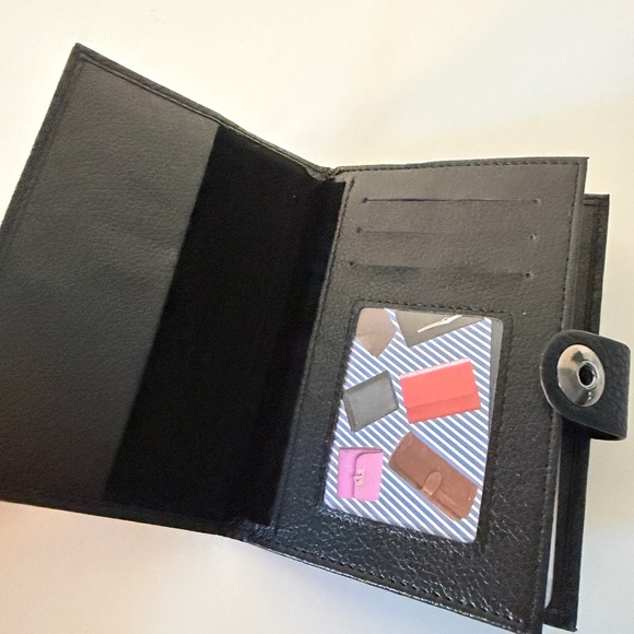 Black Leather Wallet - Picture 2 of 6
